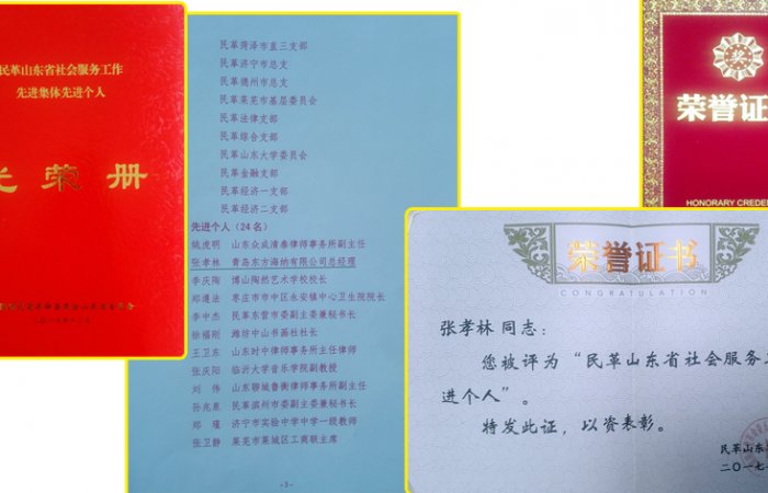 董事長出席民革山東省十三屆二次全會并獲先進個人